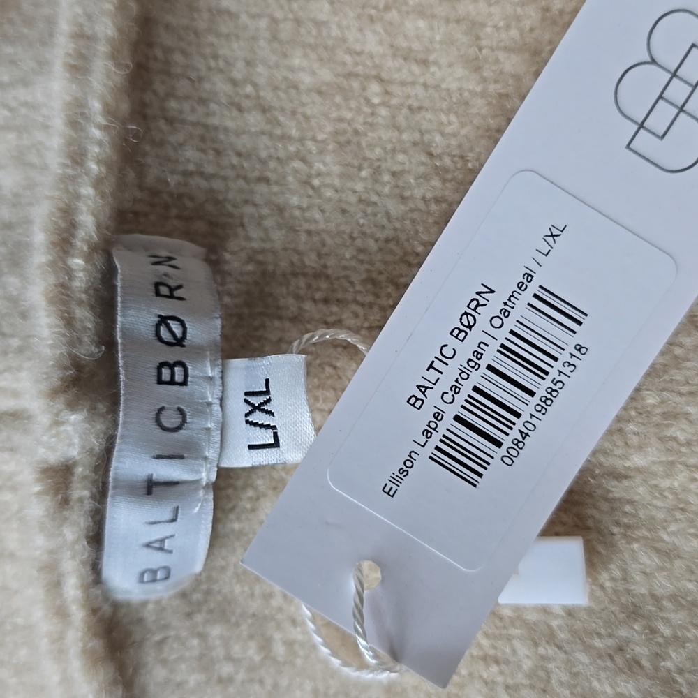 Baltic Born Ellison Open Front Cardigan Sweater L/XL NEW NWT COZY - Picture 4 of 8